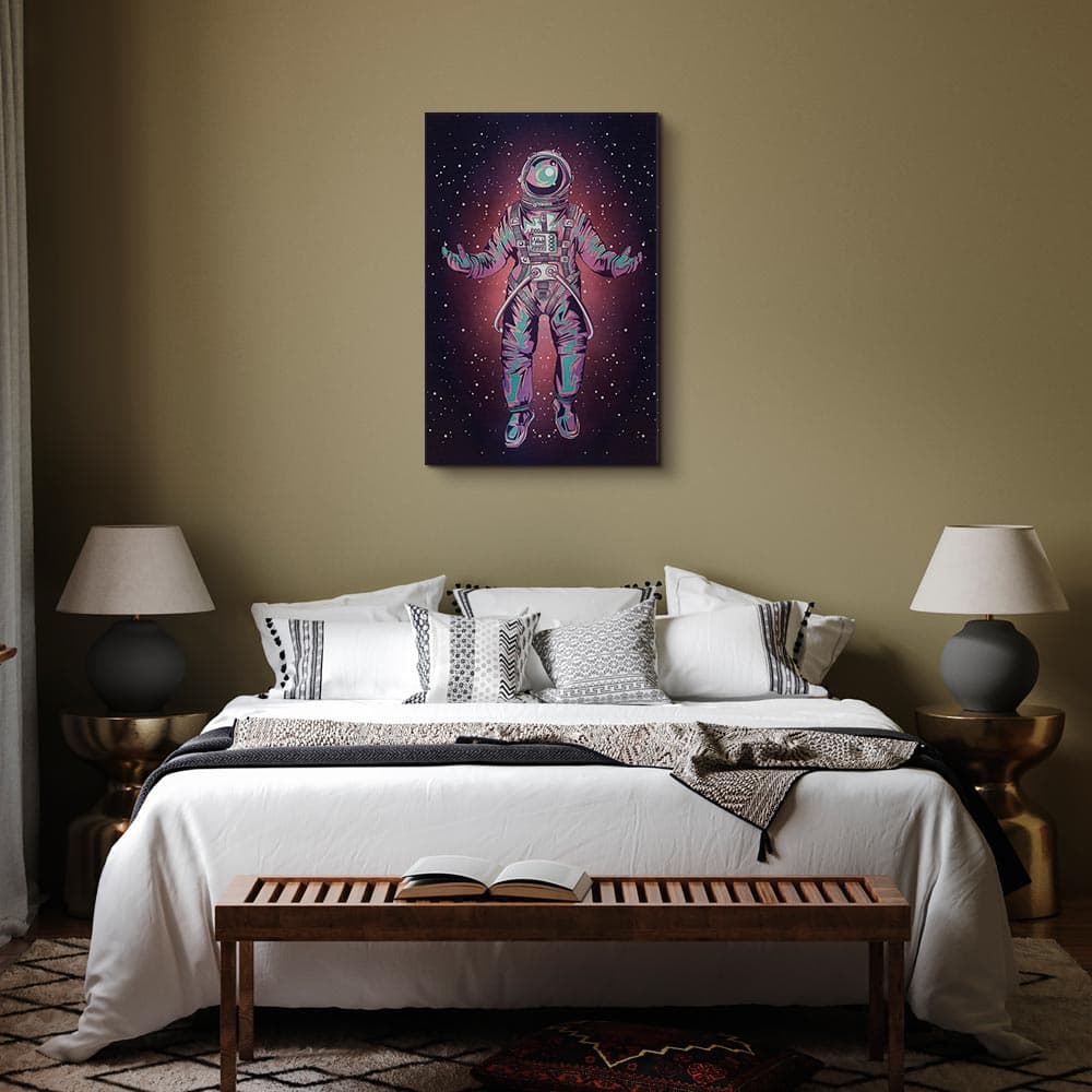 Obraz na płótnie Samotny podróżnik 60×90 cm, płótno włoskie
