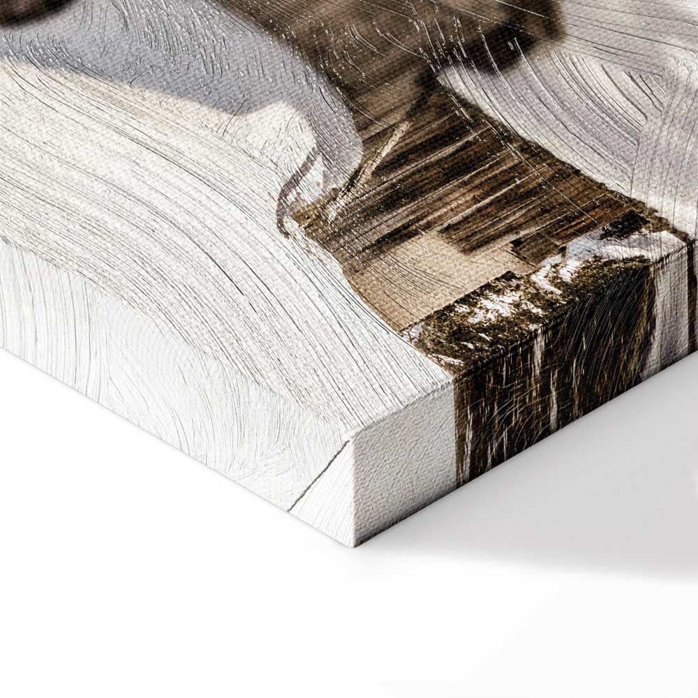 Obraz na płótnie Zima w Dolomitach 60×90 cm, płótno standard