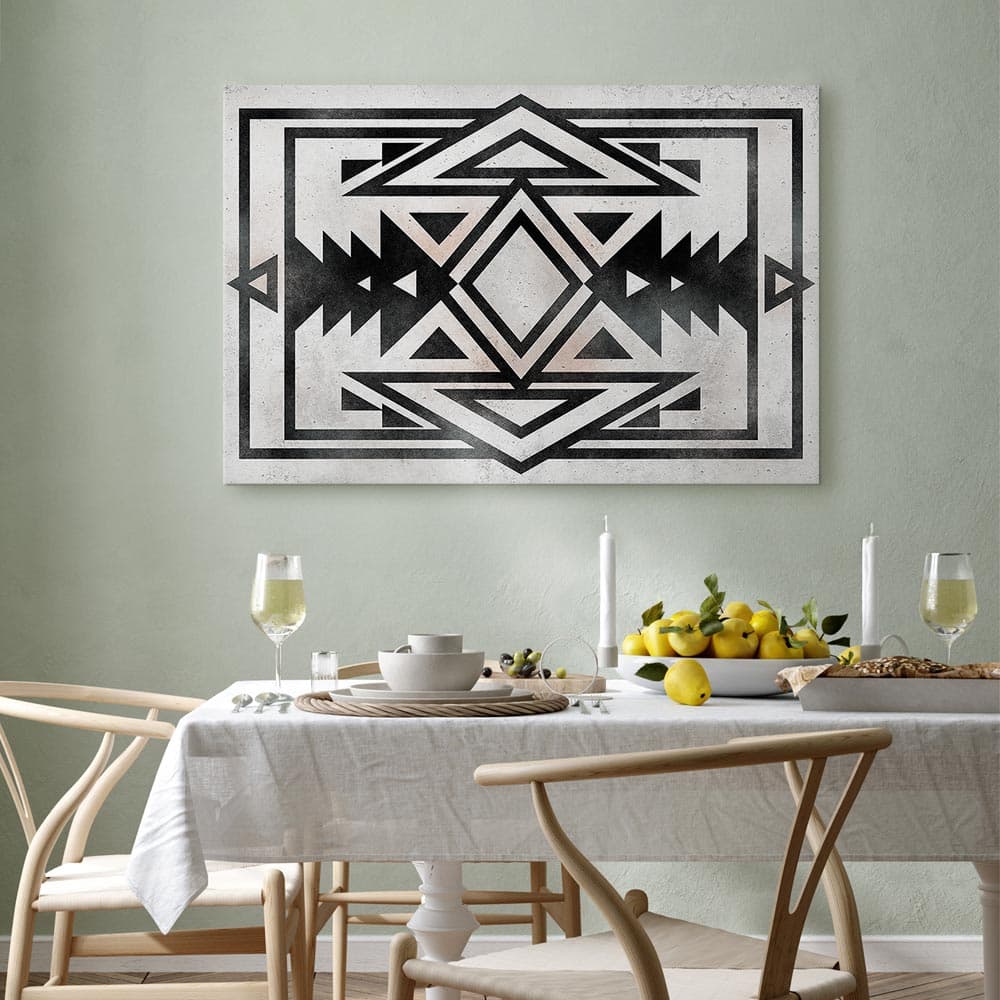 Canvas print Etniczny wzór szeroki 30×20 cm, standard canvas