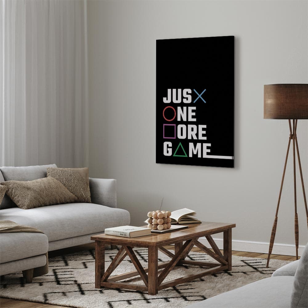 Obraz na płótnie Binge Gaming 20×30 cm, płótno włoskie