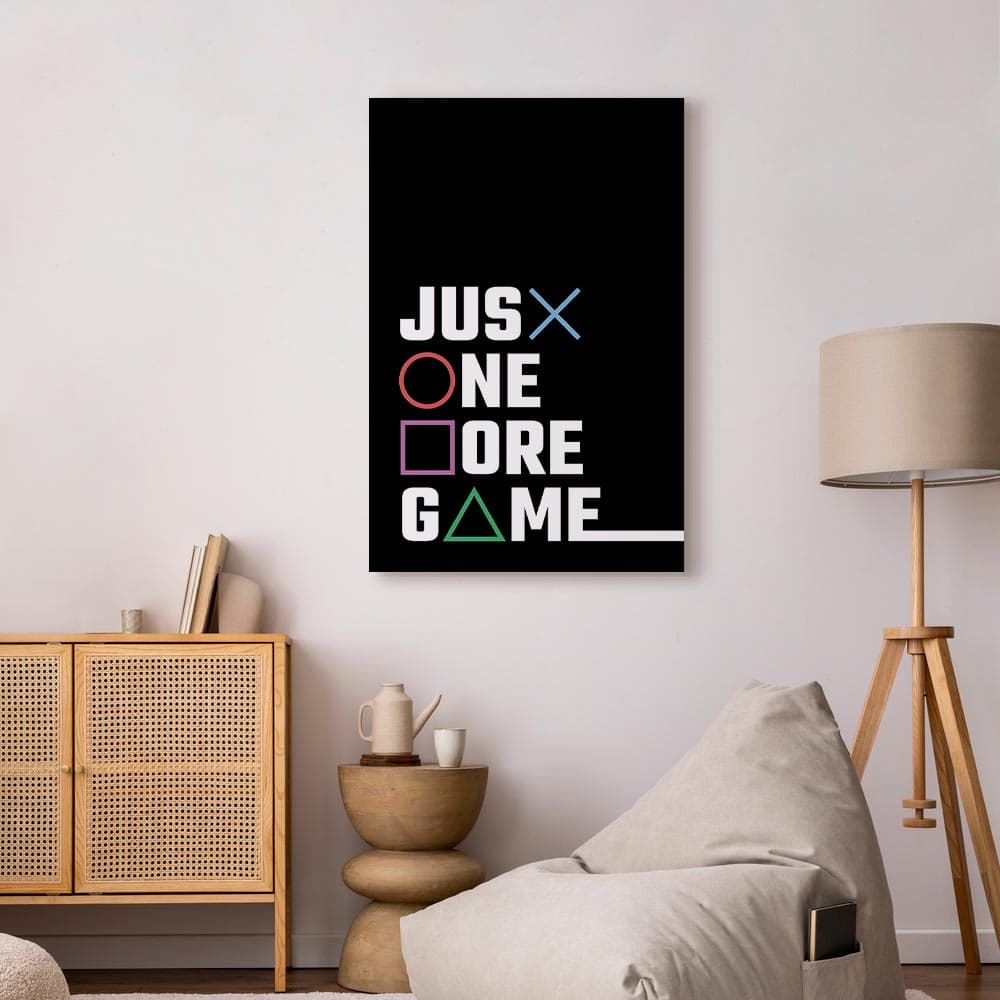 Obraz na płótnie Binge Gaming 20×30 cm, płótno włoskie