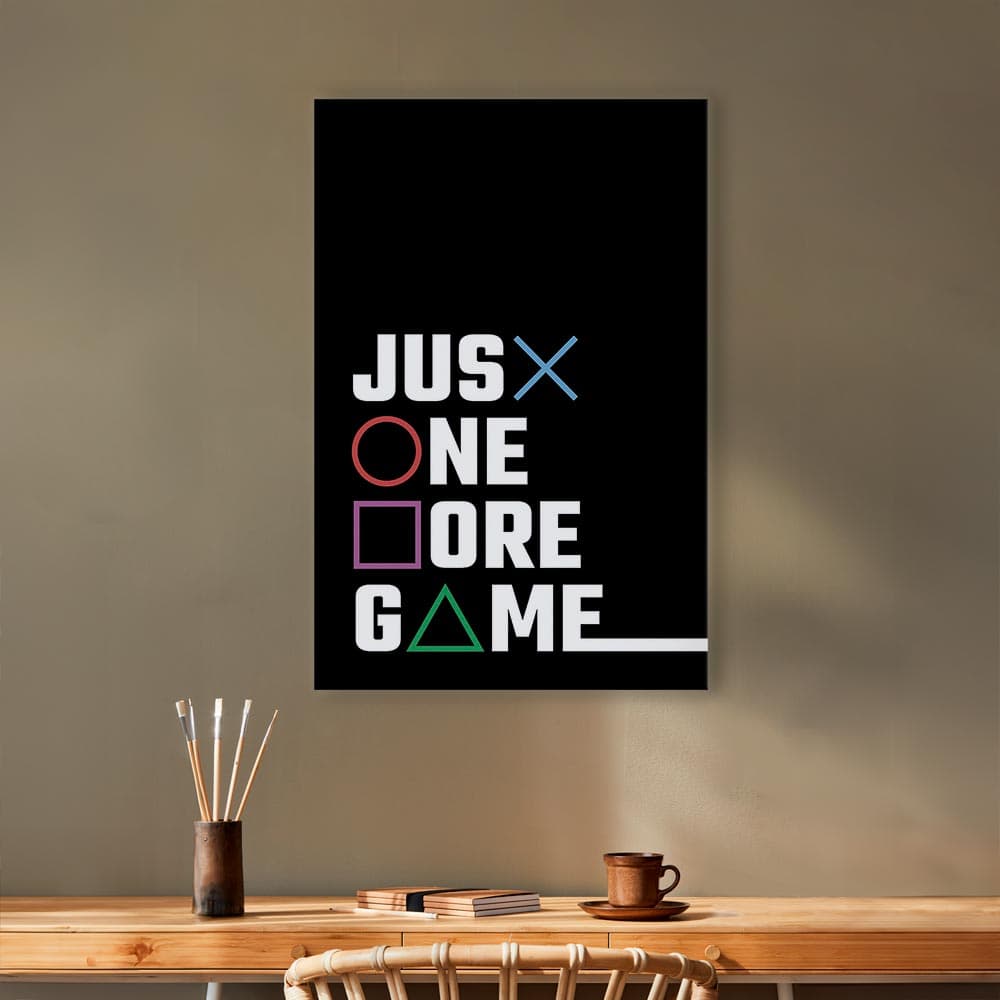 Obraz na płótnie Binge Gaming 20×30 cm, płótno włoskie