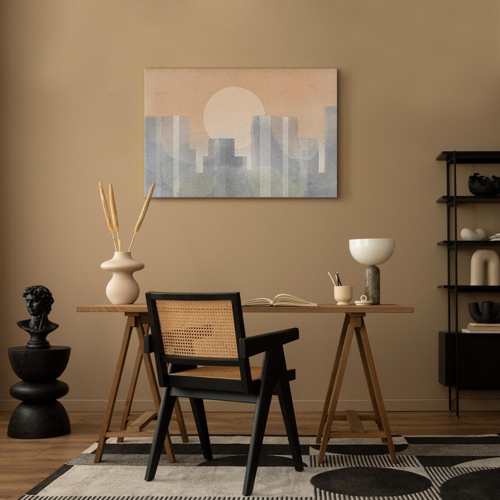Obraz na płótnie Nowoczesne miasto szeroki - drugi wariant 30×20 cm, płótno standard