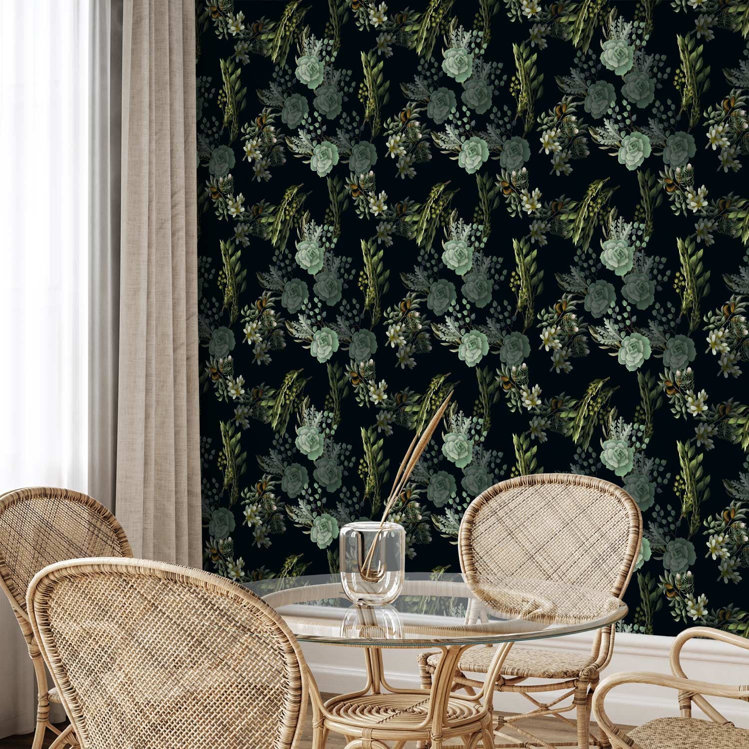 Wallpaper Ziołowy zapach 50×1000 cm, standard non-woven