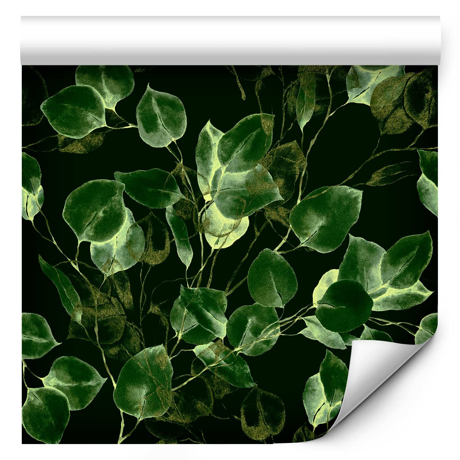Tapeta Dekoracja zielenią 50×1000 cm, flizelina standard