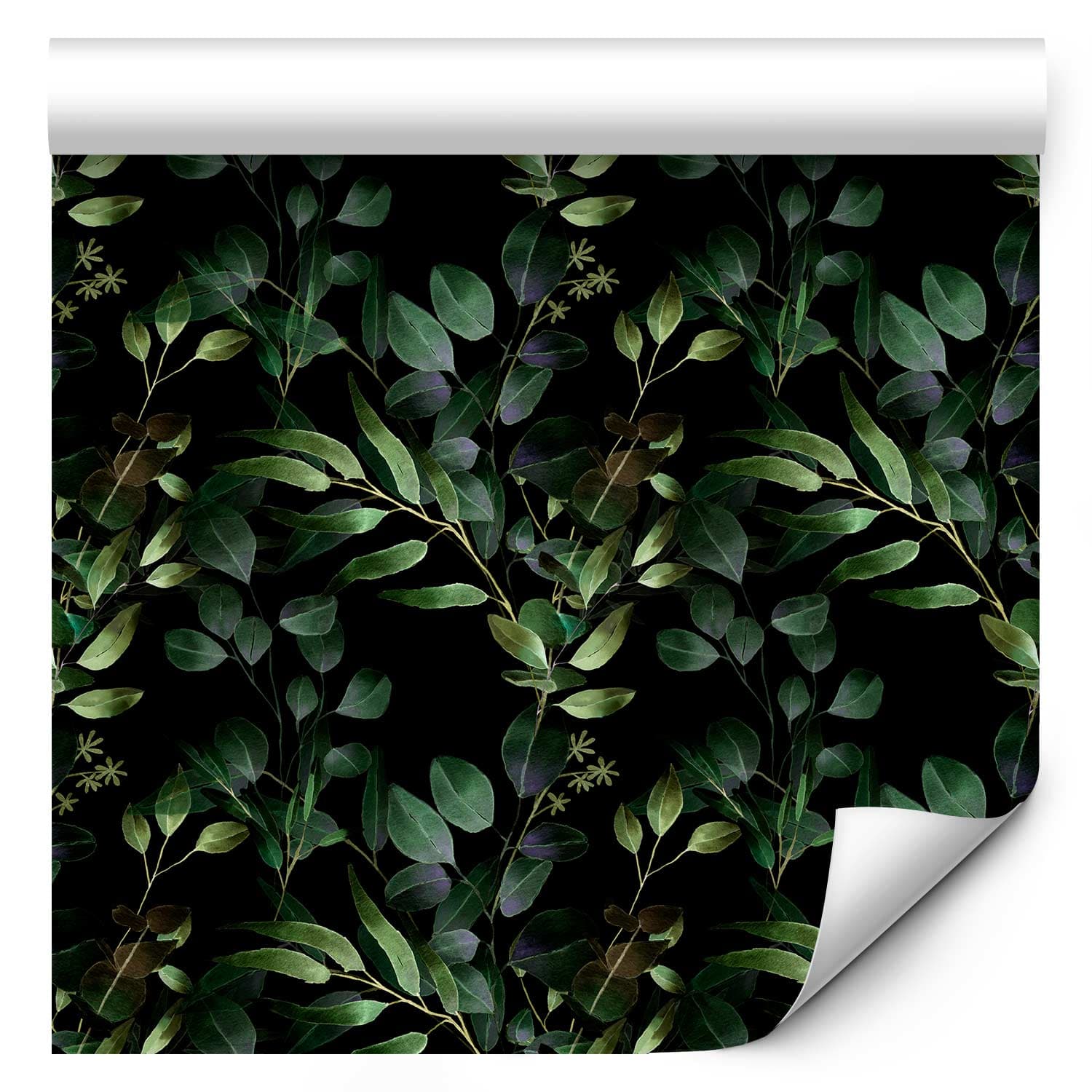 Tapeta Zielona precyzja 50×1000 cm, flizelina standard