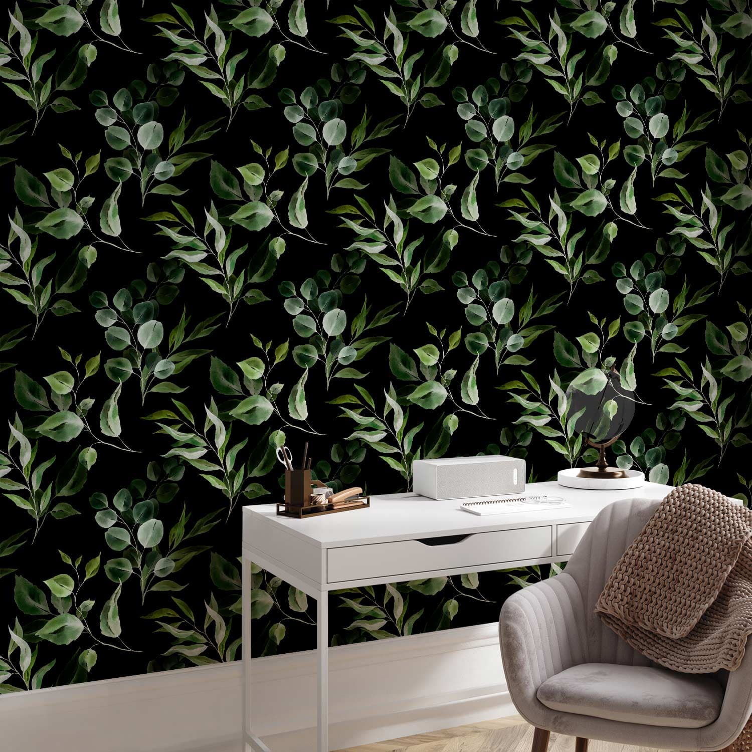 Wallpaper Bukiet zieleni 50×1000 cm, standard non-woven