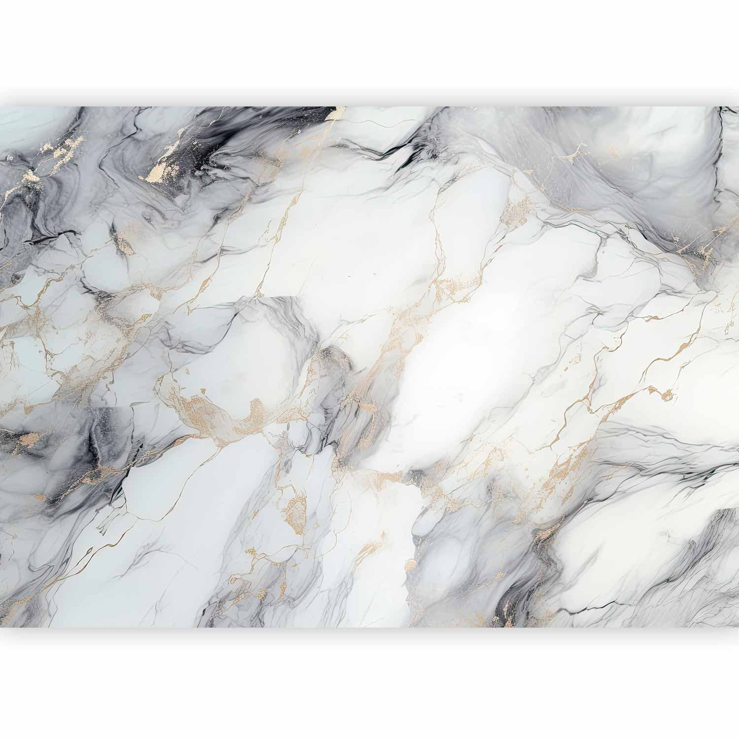 Fototapete Elegancki marmur - kamienne struktury w neutralnych kolorach 100×70 cm, Vlies Standard