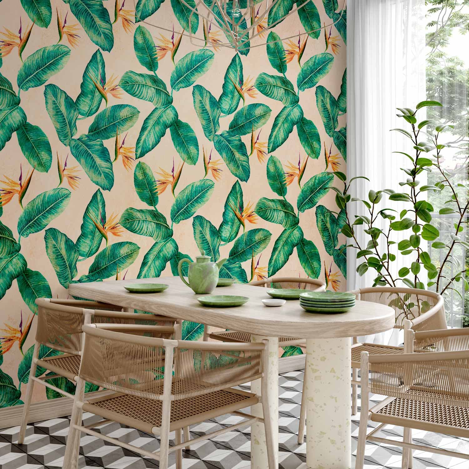 Wall mural Spokój dzikich krzewów - drugi wariant 100×70 cm, waterproof material
