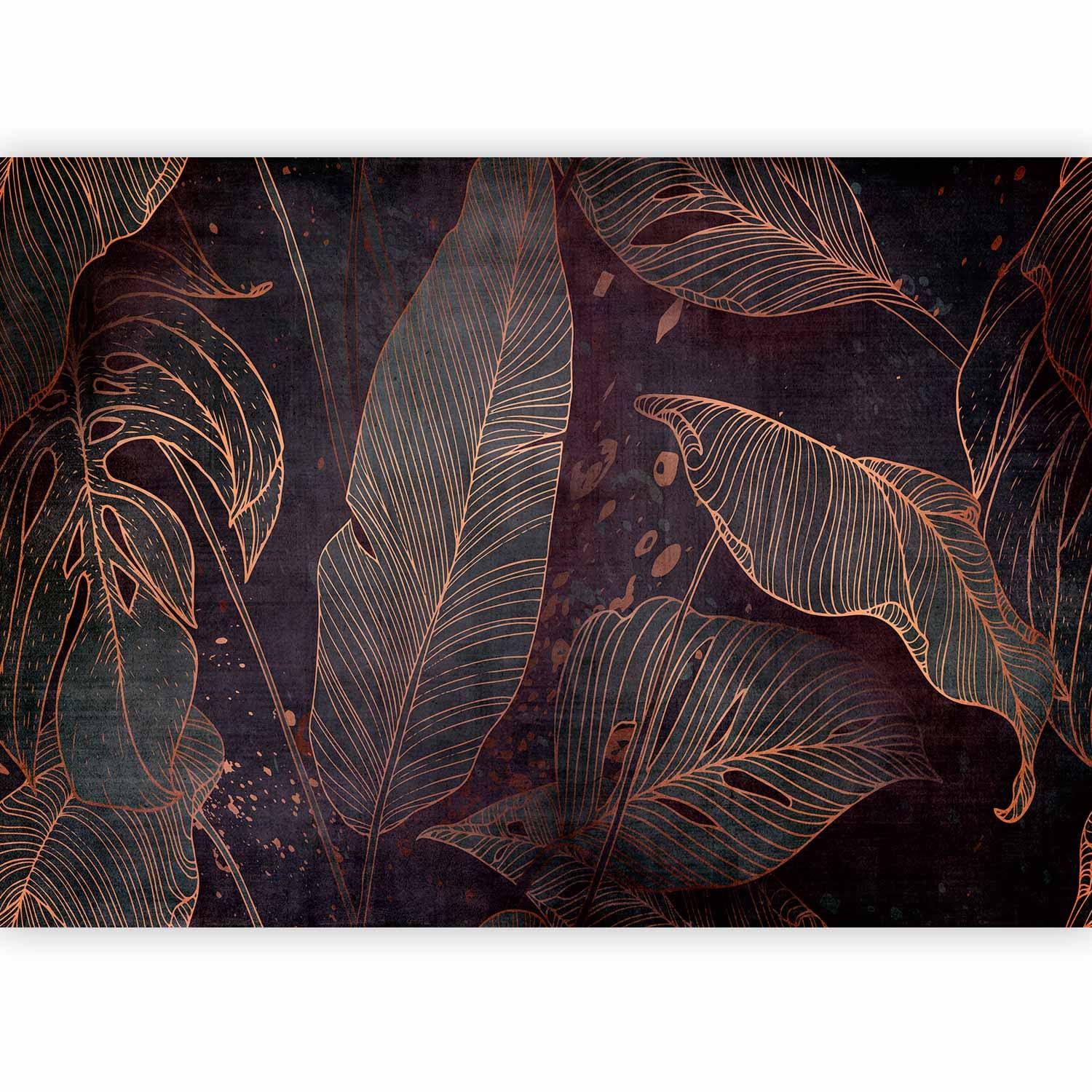 Fototapeta W labiryncie liści - trzeci wariant 100×70 cm, materiał wodoodporny