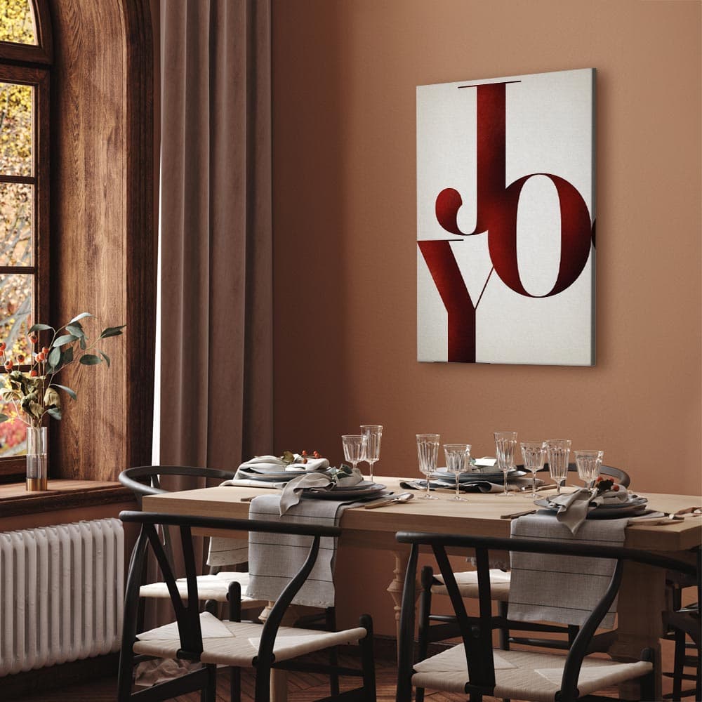 Leinwandbild Joy 20×30 cm, italienische Leinwand