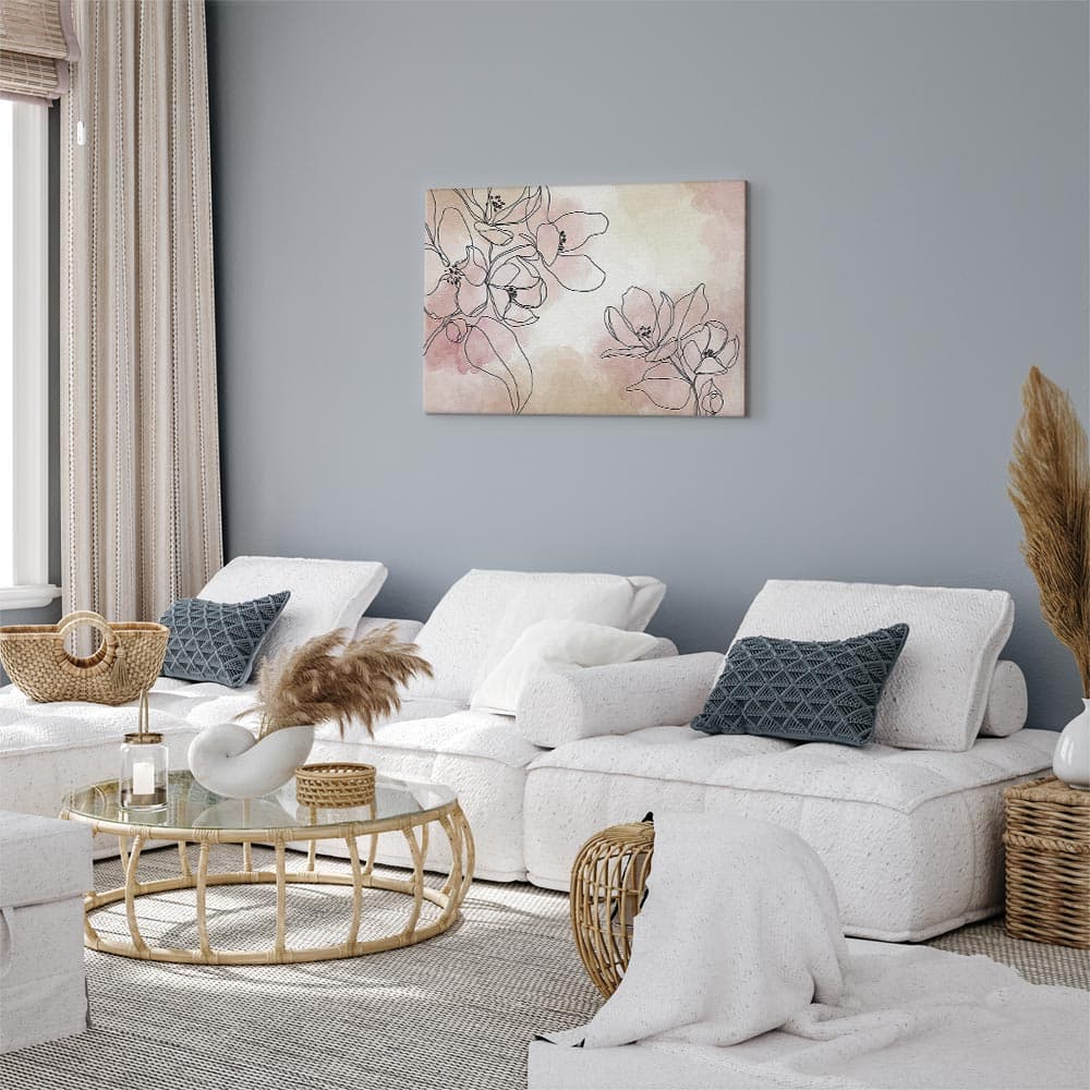 Leinwandbild Spokojna kompozycja szeroki 30×20 cm, Standardleinwand
