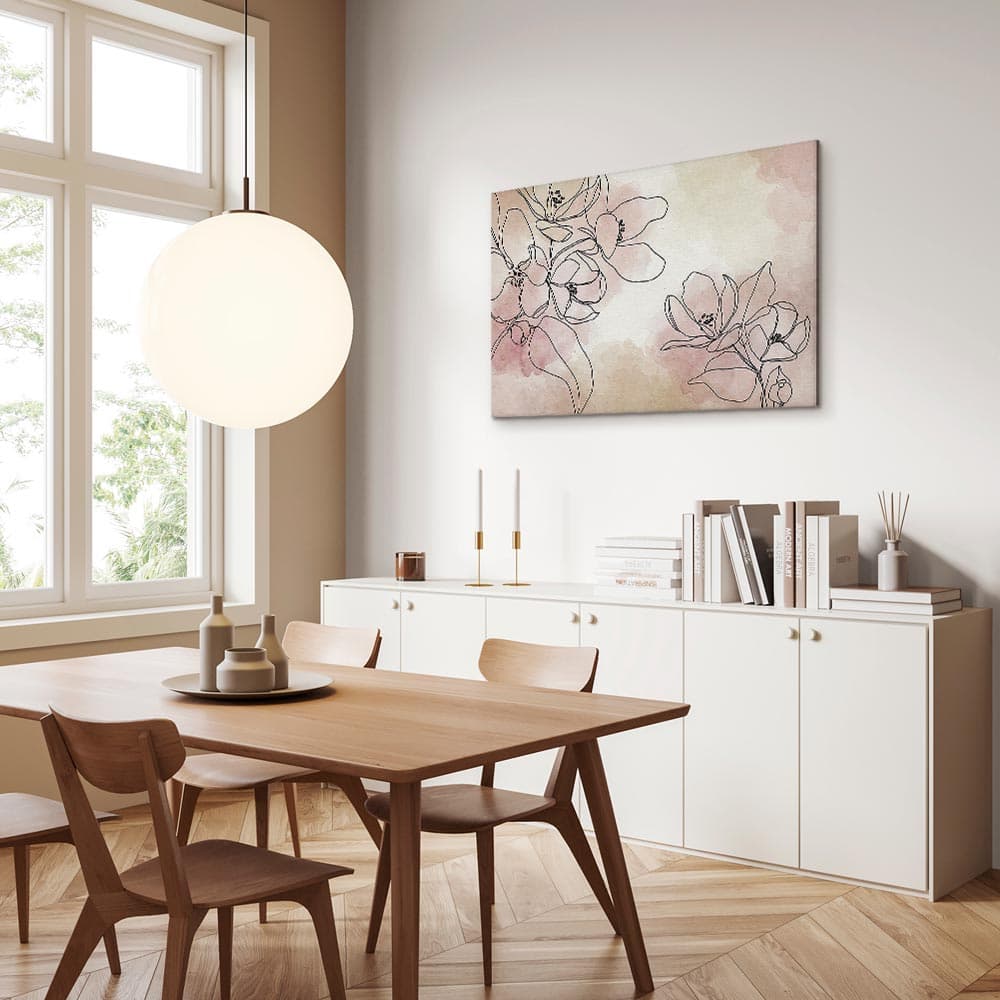 Leinwandbild Spokojna kompozycja szeroki 30×20 cm, Standardleinwand