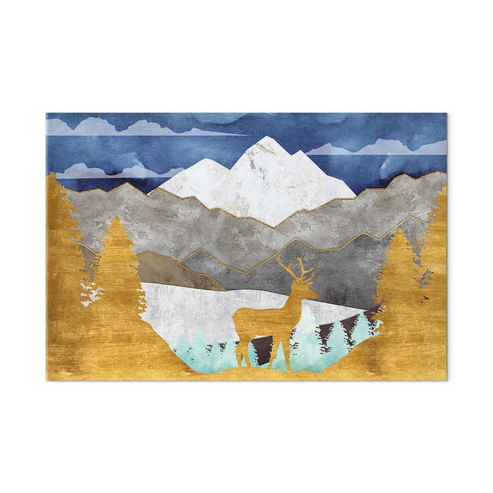 Canvas print Złocista kraina szeroki 30×20 cm, Italian canvas