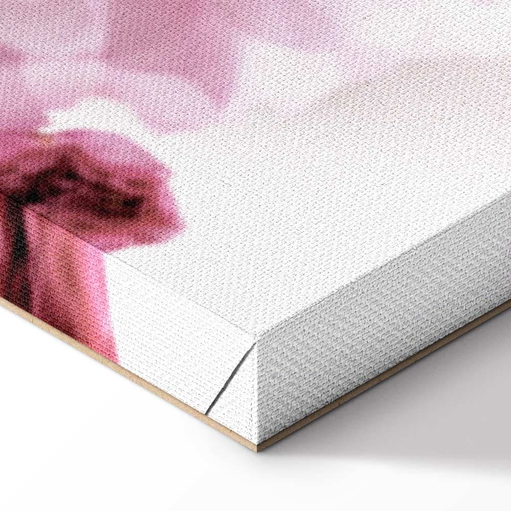 Canvas print Kwiatowy glamour - płatki kwiatów w odcieniach różu 80×120 cm, standard canvas