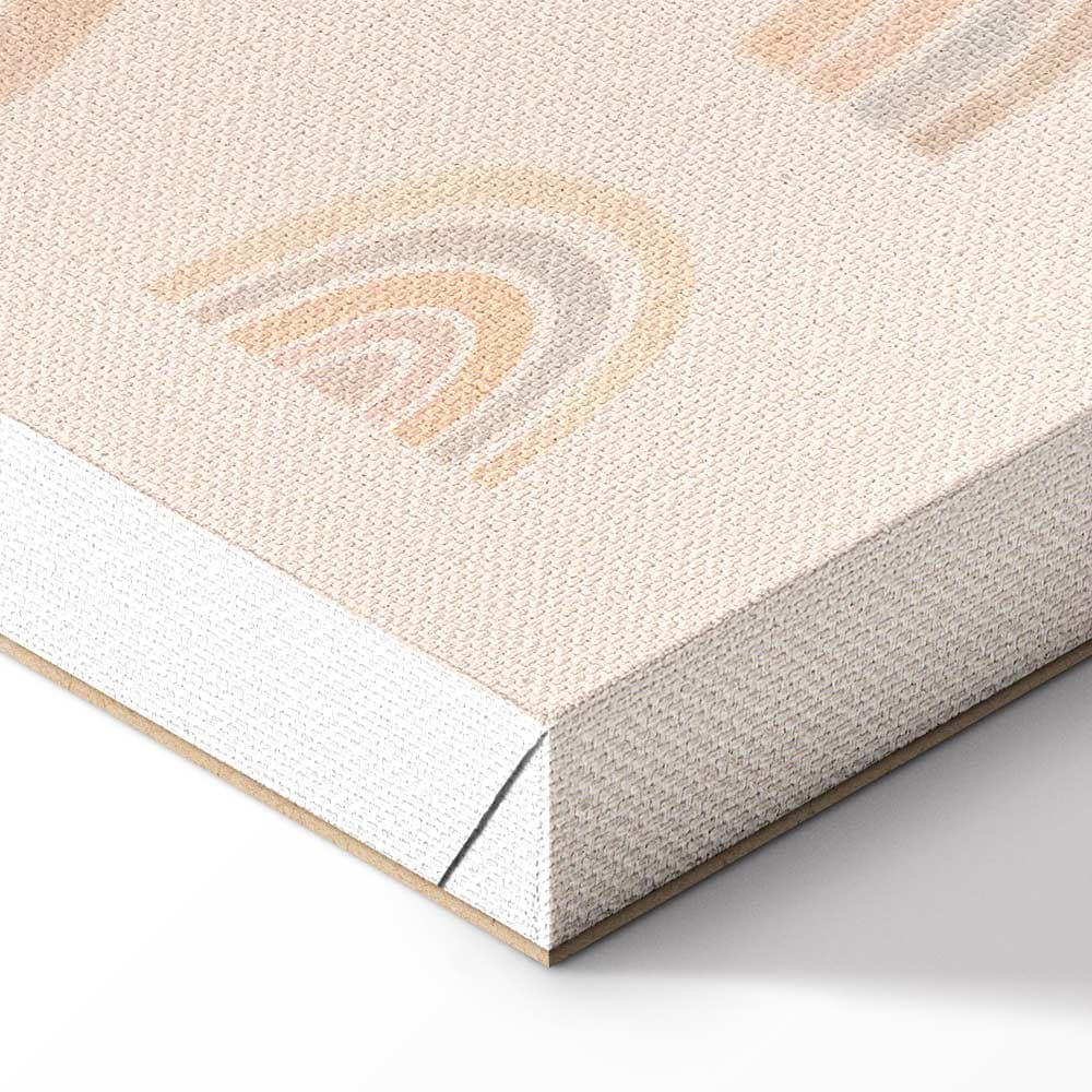 Картина на холсте Sierpniowe niebo - różnej wielkości tęcze w spokojnych kolorach 90×60 см, стандартный холст