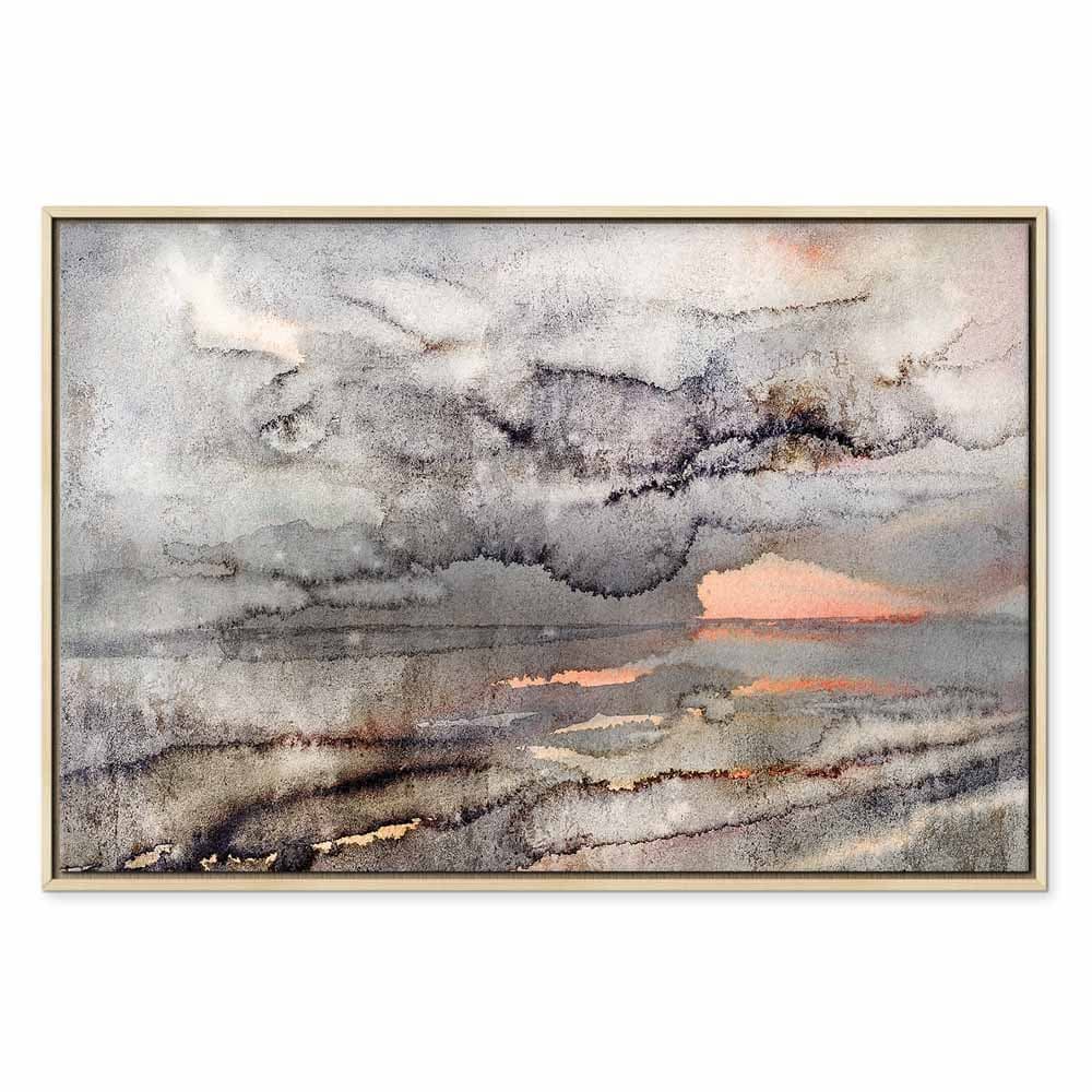 Leinwandbild Chmury połączone szeroki 90×60 cm, Standardleinwand