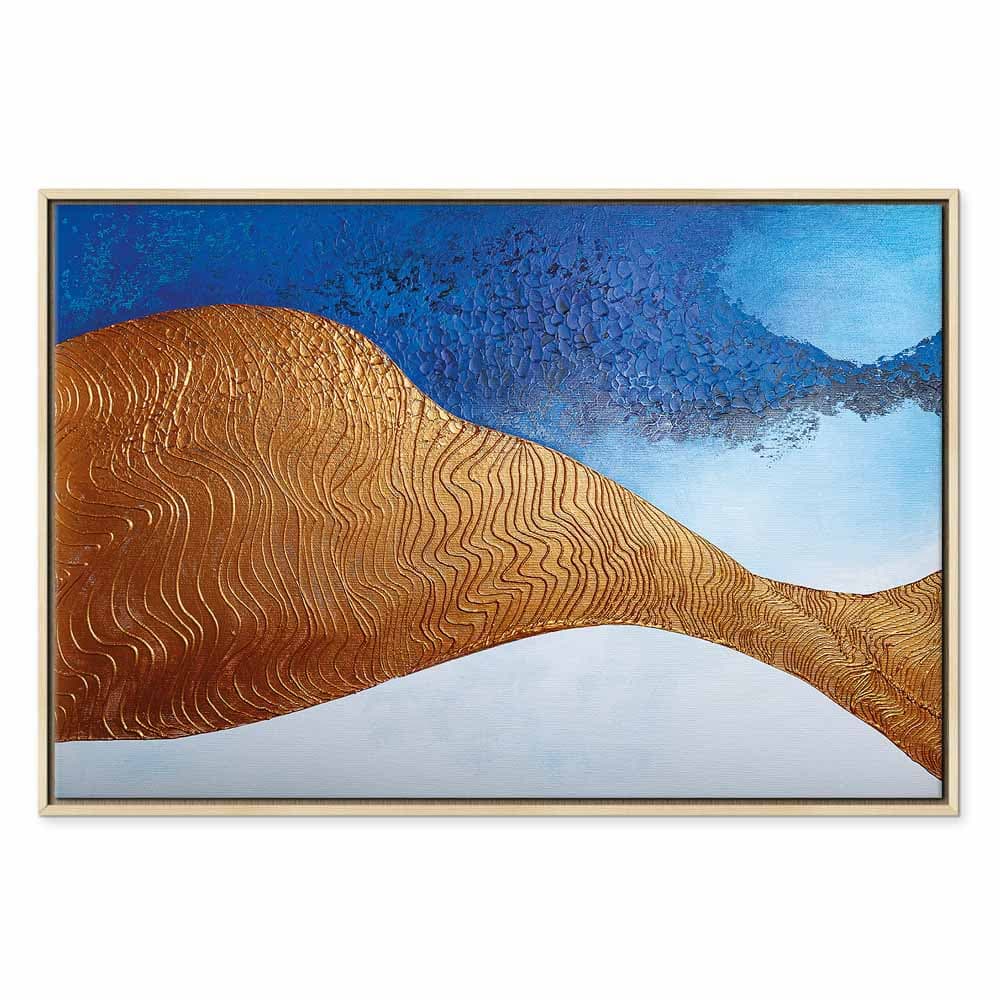 Leinwandbild Przełęcz indygo szeroki 60×40 cm, Standardleinwand