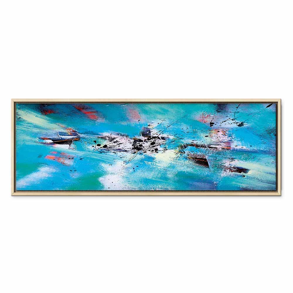 Obraz na płótnie Zabawa na śniegu wąski 120x40 cm