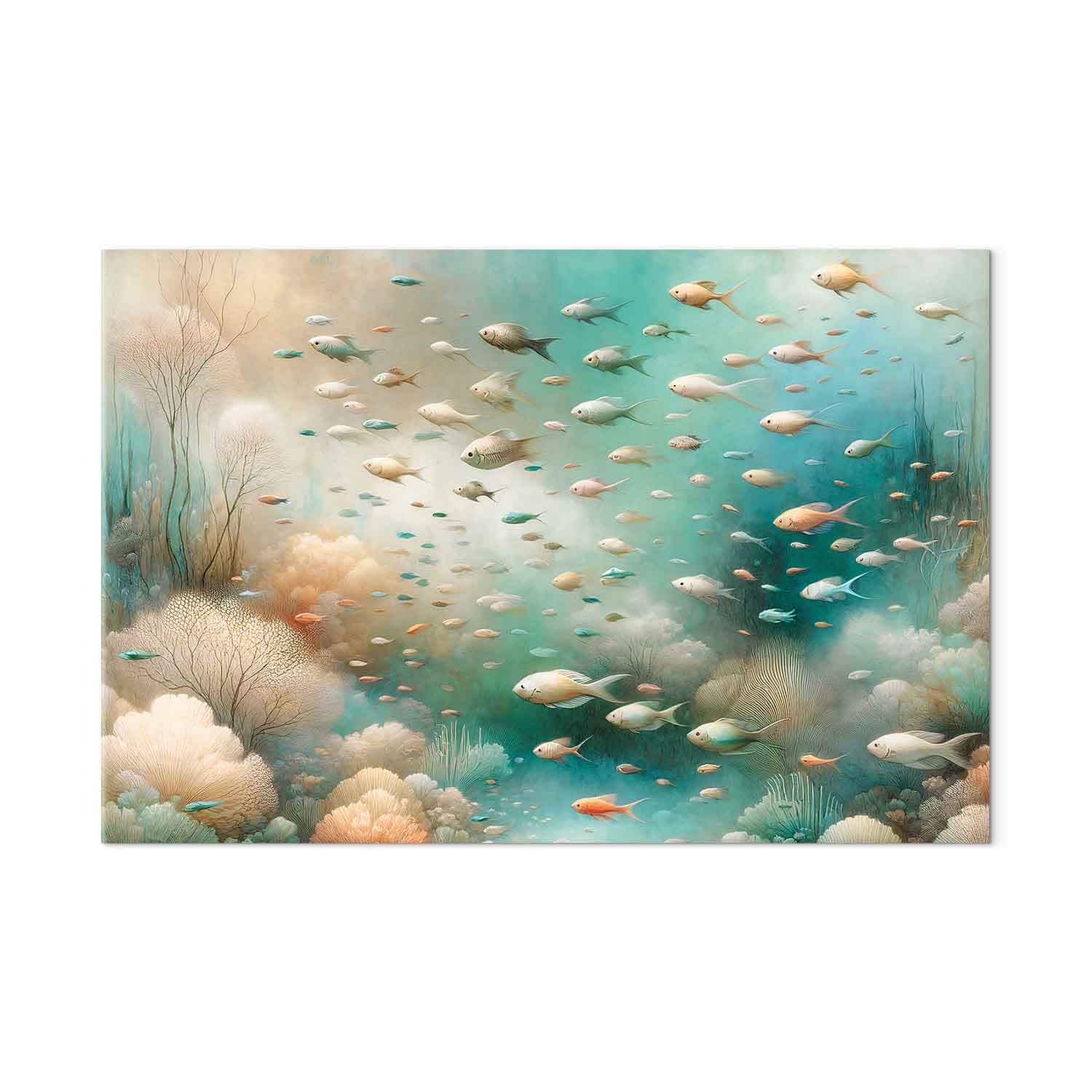 Obraz na płótnie Oceaniczne piękno 30×20 cm, płótno włoskie