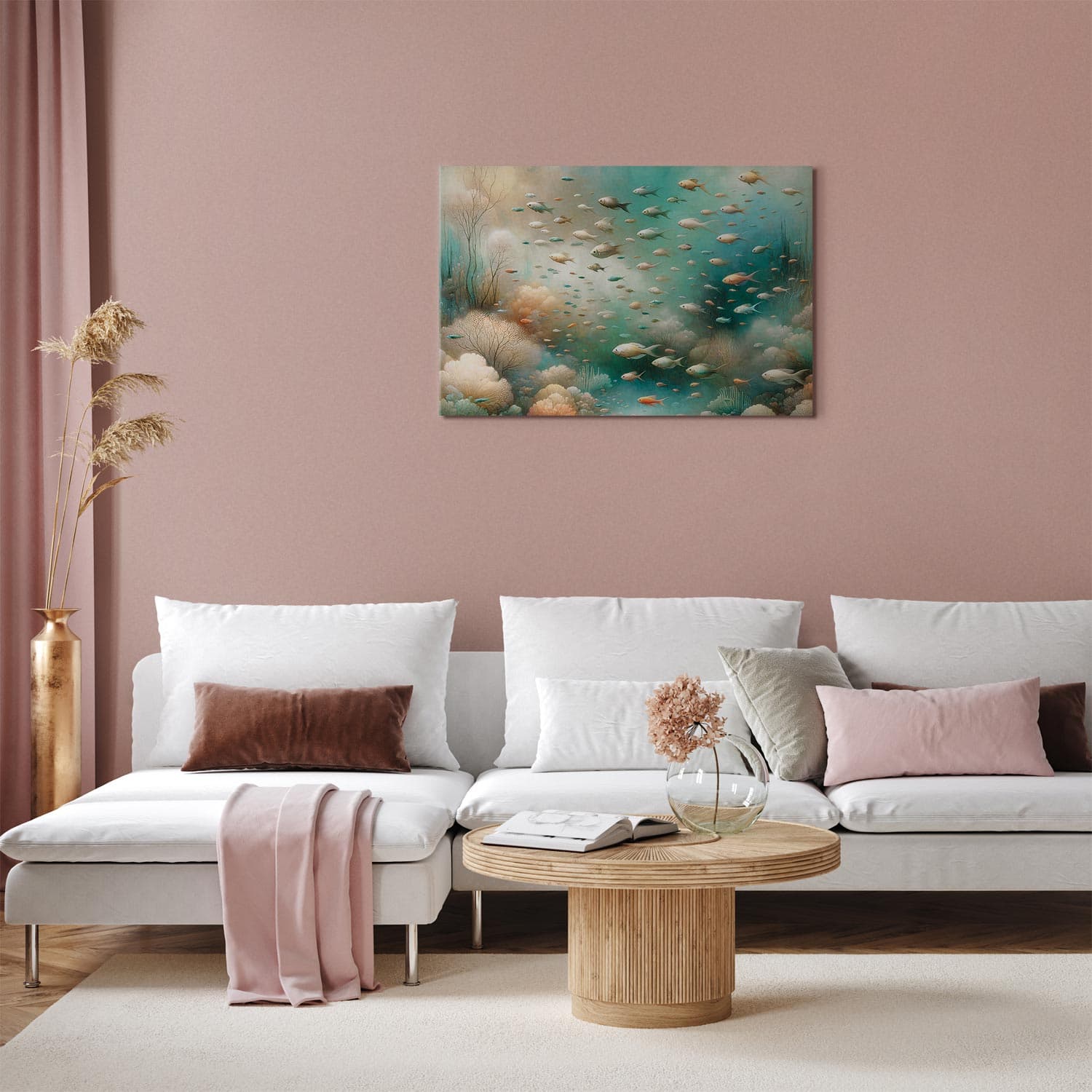 Obraz na płótnie Oceaniczne piękno 30×20 cm, płótno włoskie