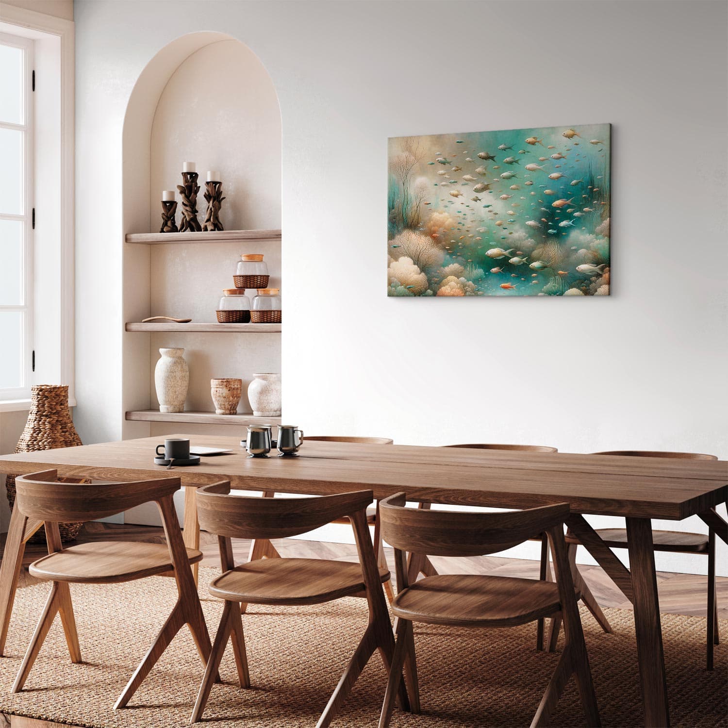 Obraz na płótnie Oceaniczne piękno 30×20 cm, płótno włoskie