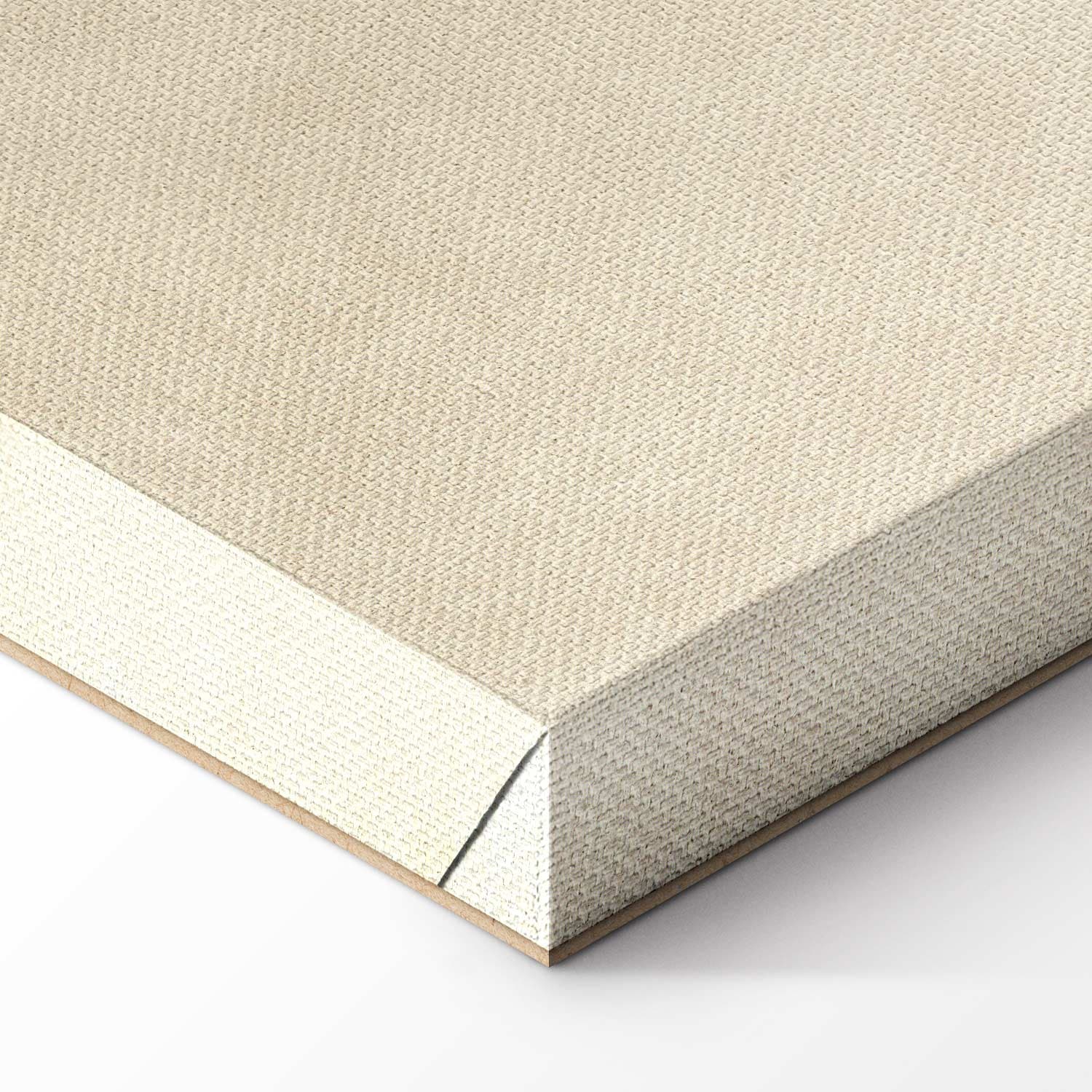 Leinwandbild Linie i kształty - labirynt z koralików na bladym przecieranym tle 120×80 cm, Standardleinwand