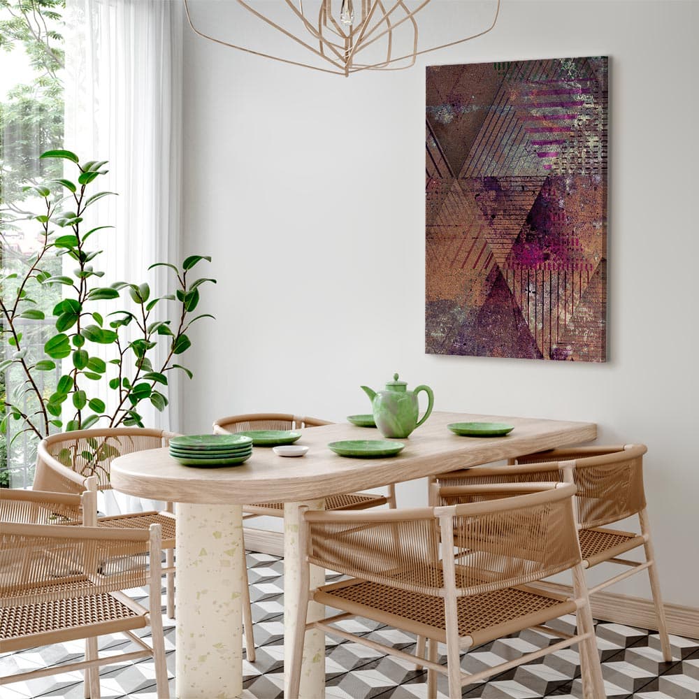 Obraz na płótnie Jesienna abstrakcja 20×30 cm, płótno standard