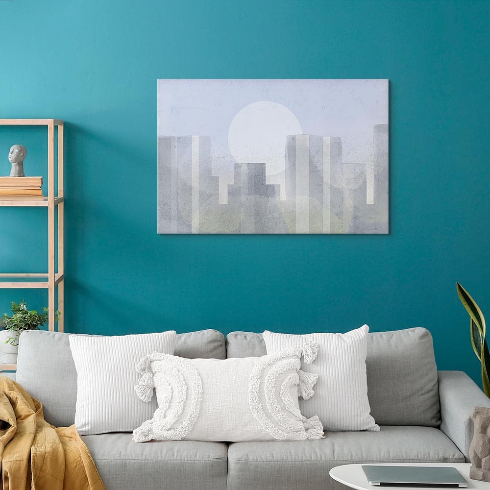 Obraz na płótnie Nowoczesne miasto szeroki - pierwszy wariant 30×20 cm, płótno standard