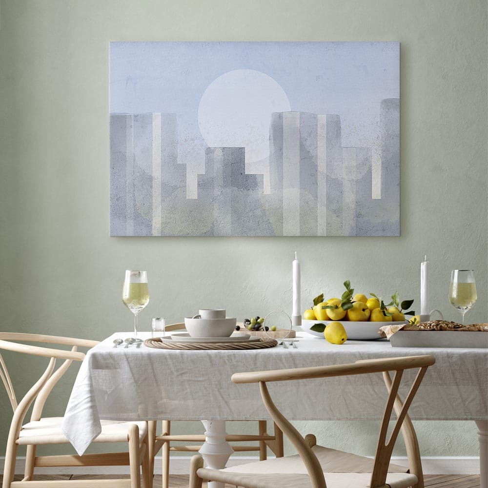 Obraz na płótnie Nowoczesne miasto szeroki - pierwszy wariant 30×20 cm, płótno standard