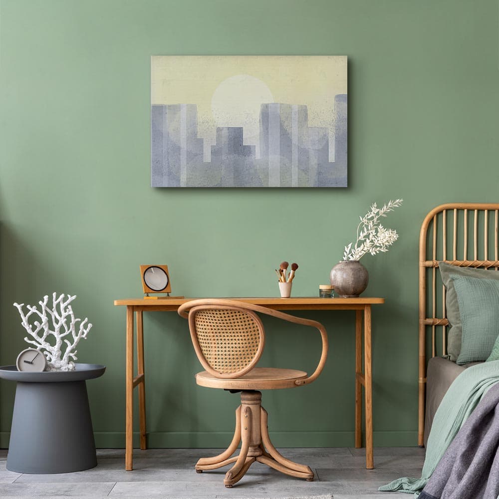 Obraz na płótnie Nowoczesne miasto szeroki - trzeci wariant 30×20 cm, płótno standard