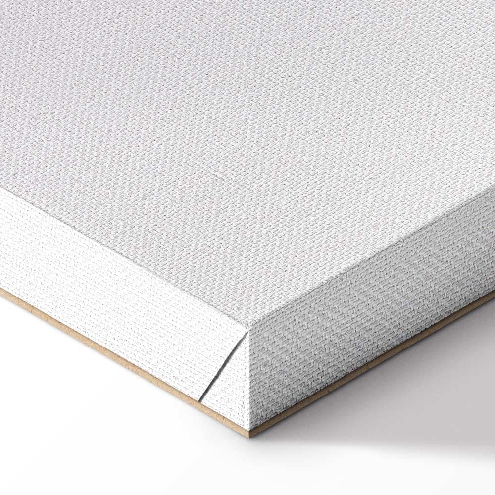 Leinwandbild Metaliczne Płynności - abstrakcyjne srebrne formy na miętowo-fioletowym tle 20×30 cm, Standardleinwand