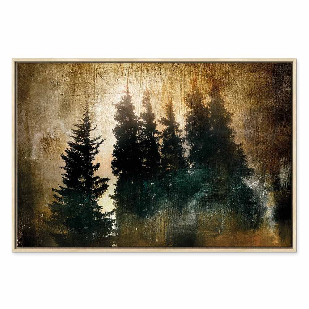 Canvas print Dostojne świerki szeroki 120×80 cm, standard canvas