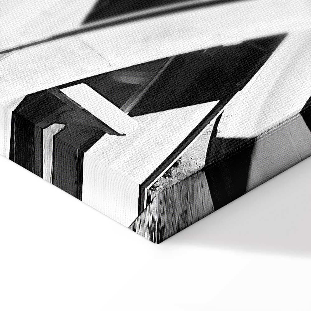 Obraz na płótnie Geometria miasta 20×30 cm, płótno włoskie
