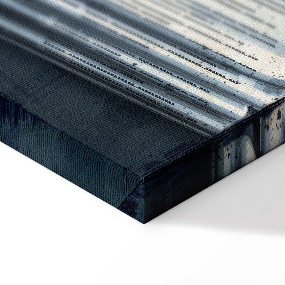 Leinwandbild Metropolis 20×30 cm, italienische Leinwand