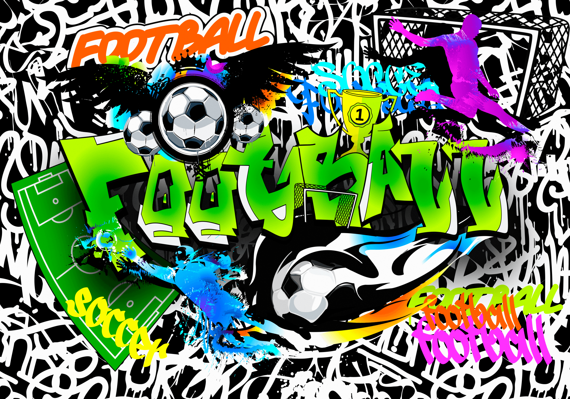 Fototapeta Street art FT-449862 100×100 cm, flizelina standard