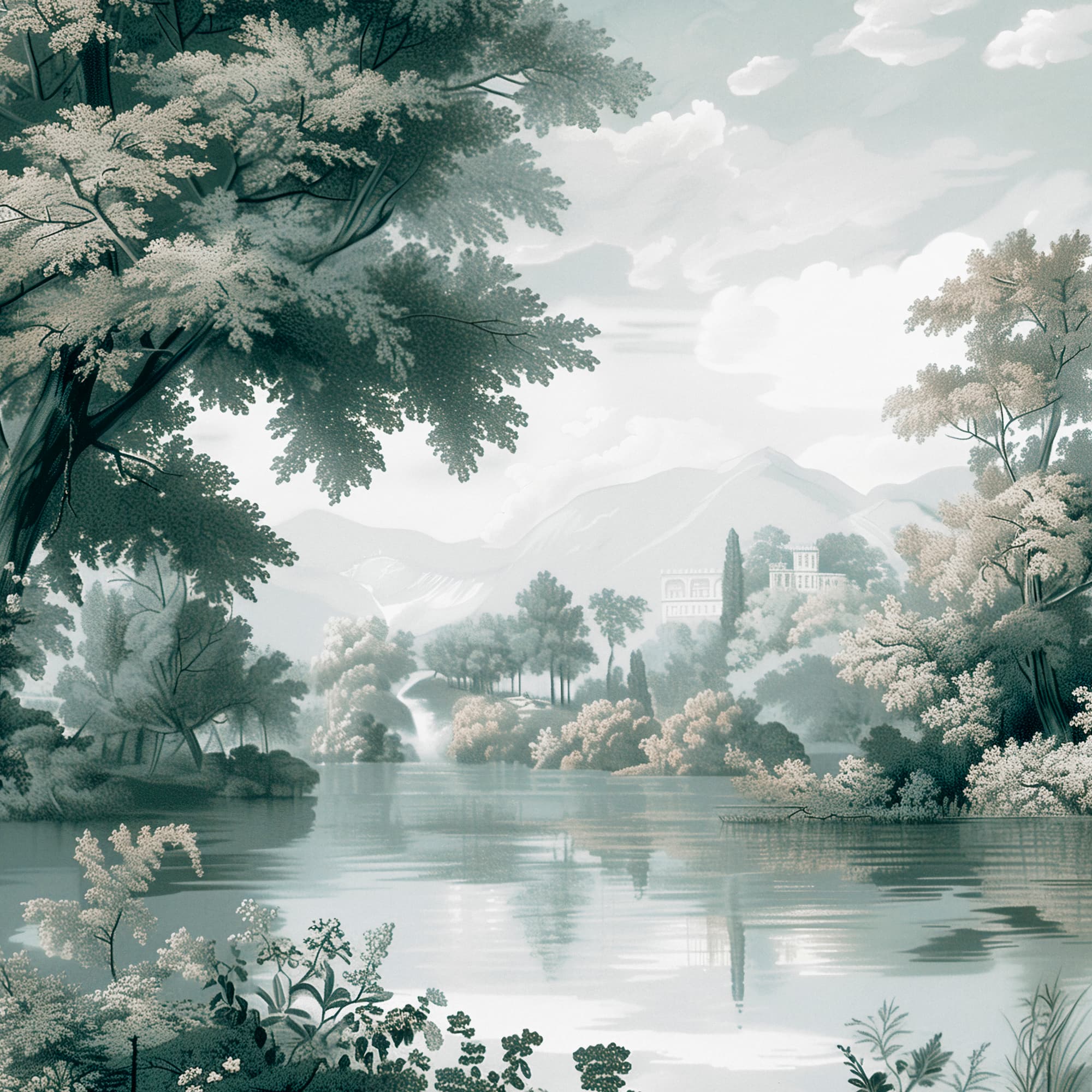Fototapeta okrągła Pejzaże FT-450723 100×100 cm, flizelina standard