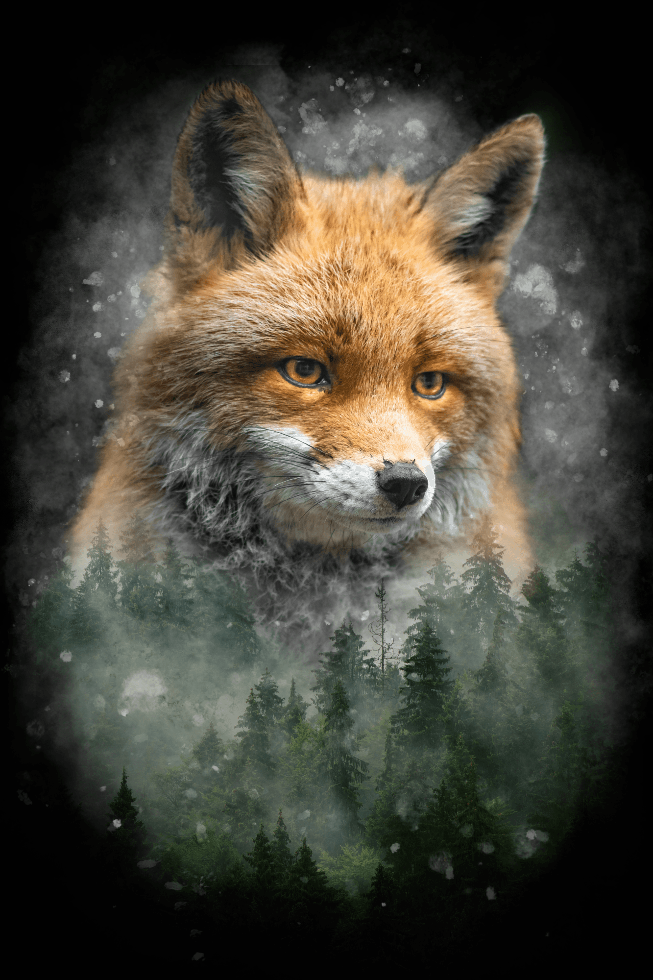 Canvas print Leśne życie 40×60 cm, standard canvas