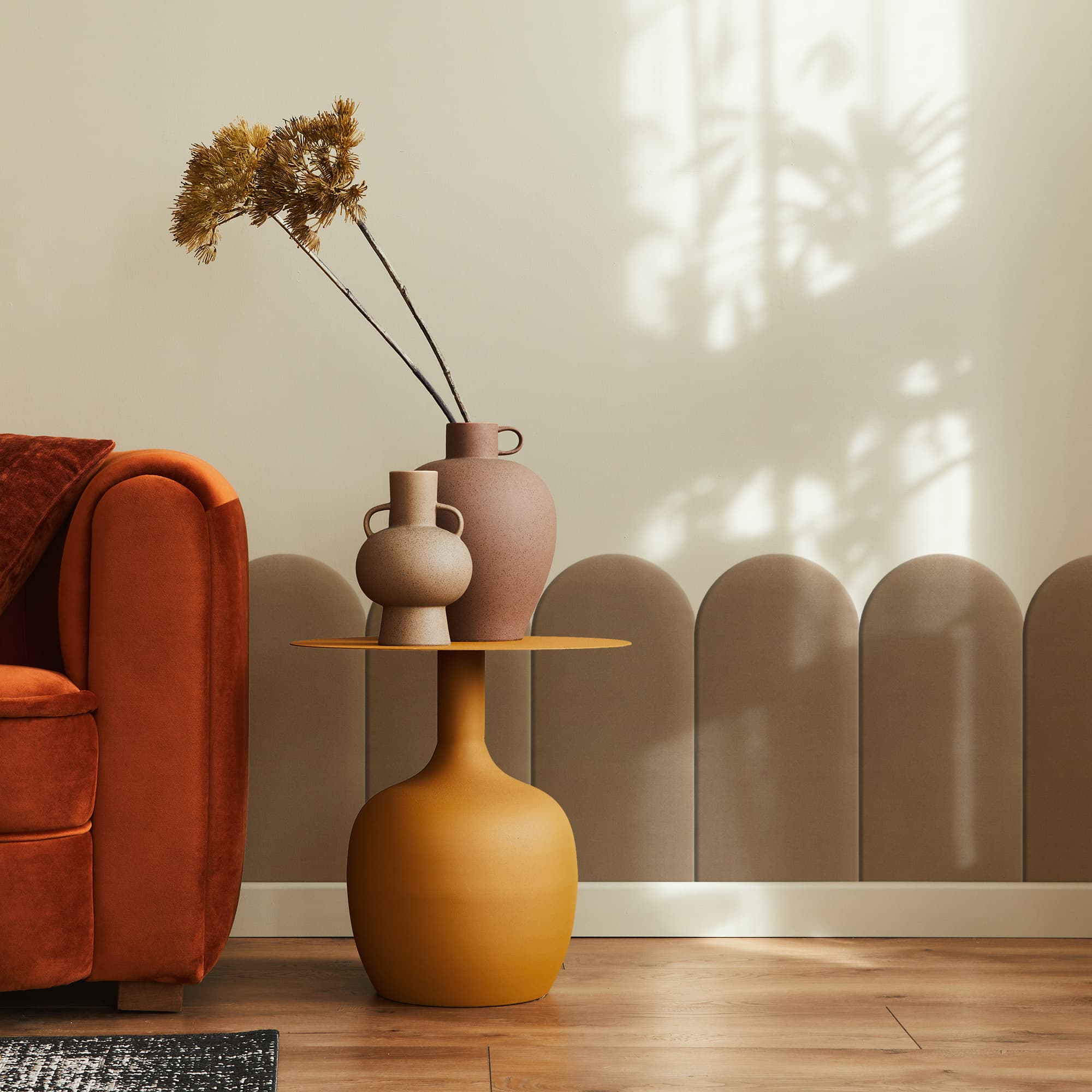 Polsterpaneel Beżowy 30cm 30×60 cm