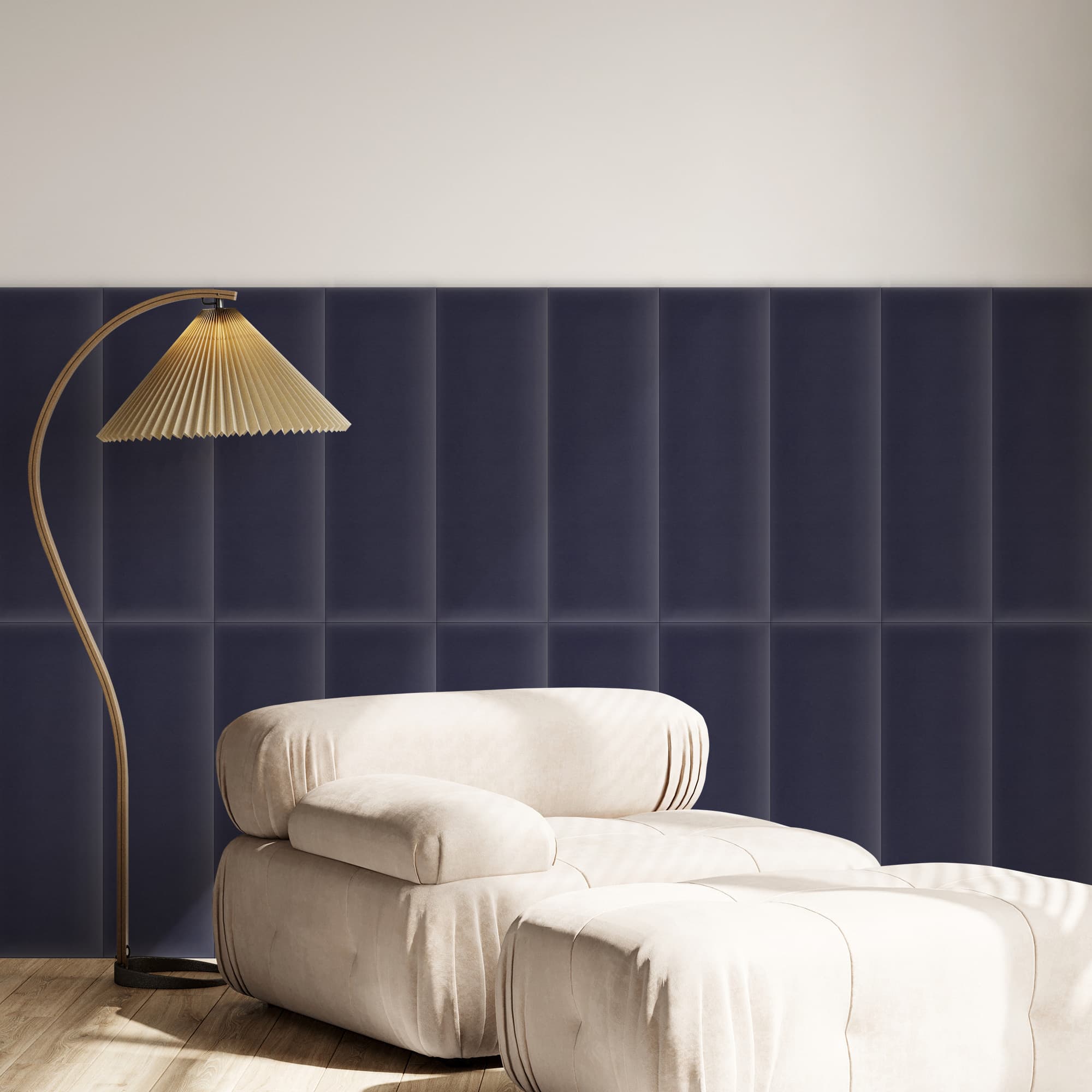Panel tapicerowany Panel Tapicerowany Magic Velvet Lawendowy 60x20 cm