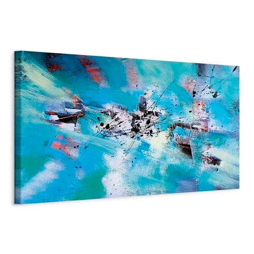 Картина на холсте Zabawa na śniegu wąski 90×30 см, стандартный холст