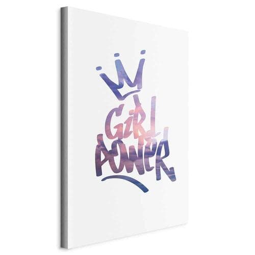 Obraz na płótnie Girl Power 20×30 cm, płótno standard