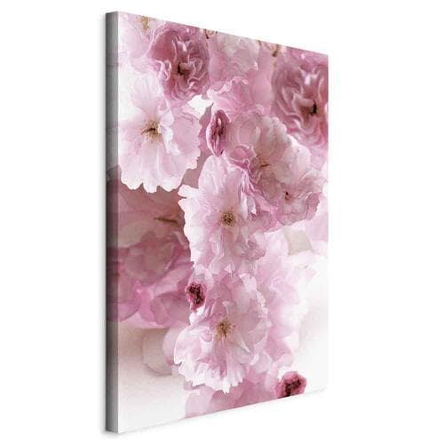 Canvas print Kwiatowy glamour - płatki kwiatów w odcieniach różu 60×90 cm, standard canvas