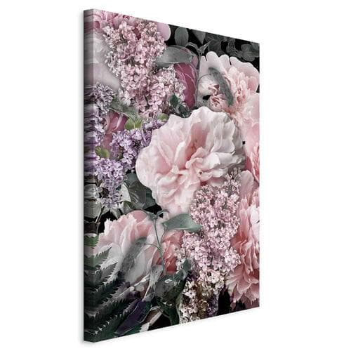 Leinwandbild Wśród kwiatów - rozkwitające rośliny w kolorach natury 20×30 cm, Standardleinwand