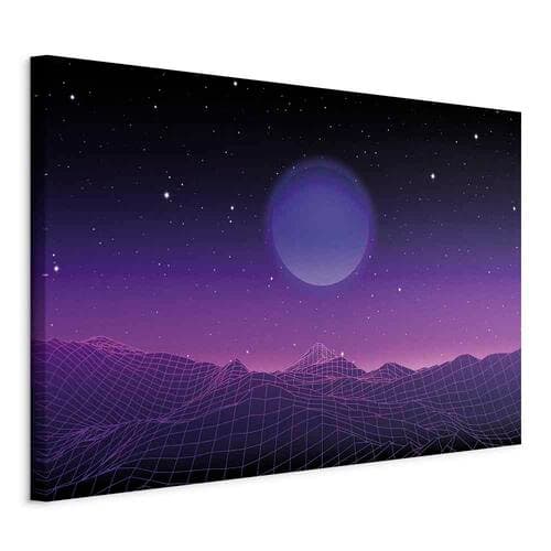 Canvas print Pejzaż futurystyczny 2 szeroki 30×20 cm, Italian canvas
