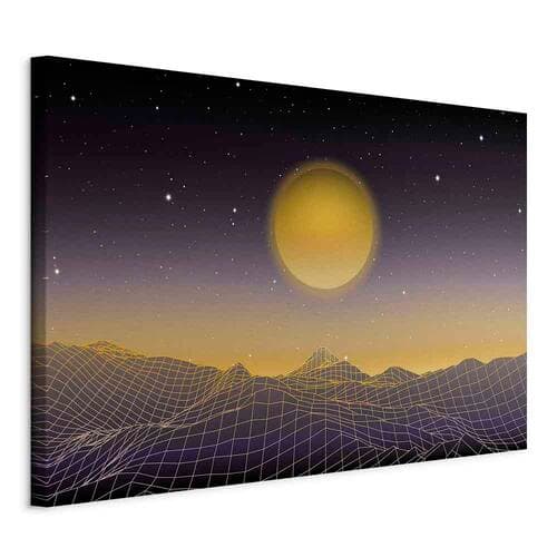 Canvas print Pejzaż futurystyczny 3 szeroki 30×20 cm, Italian canvas