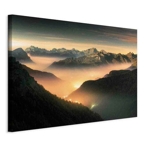 Canvas print Górskie tchnienie szeroki - trzeci wariant 30×20 cm, Italian canvas