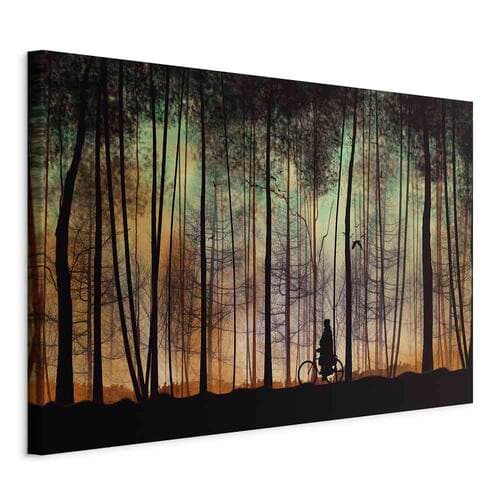 Canvas print Spacer przed zmrokiem szeroki 30×20 cm, Italian canvas