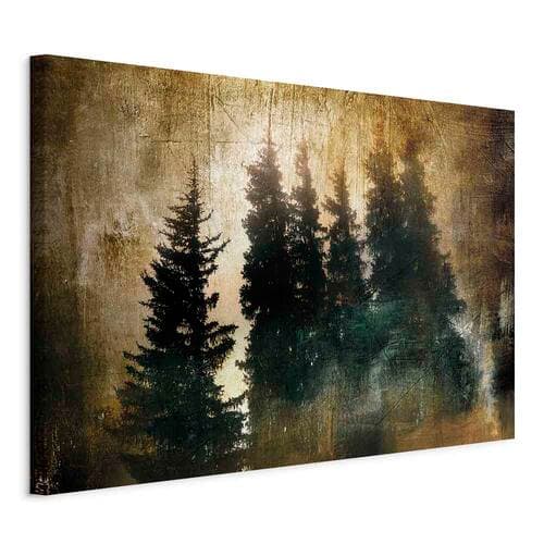 Canvas print Dostojne świerki szeroki 30×20 cm, Italian canvas