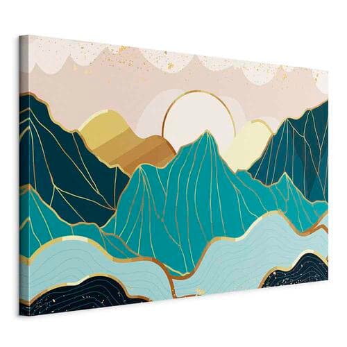 Canvas print Zielone pastwiska szeroki 30×20 cm, Italian canvas